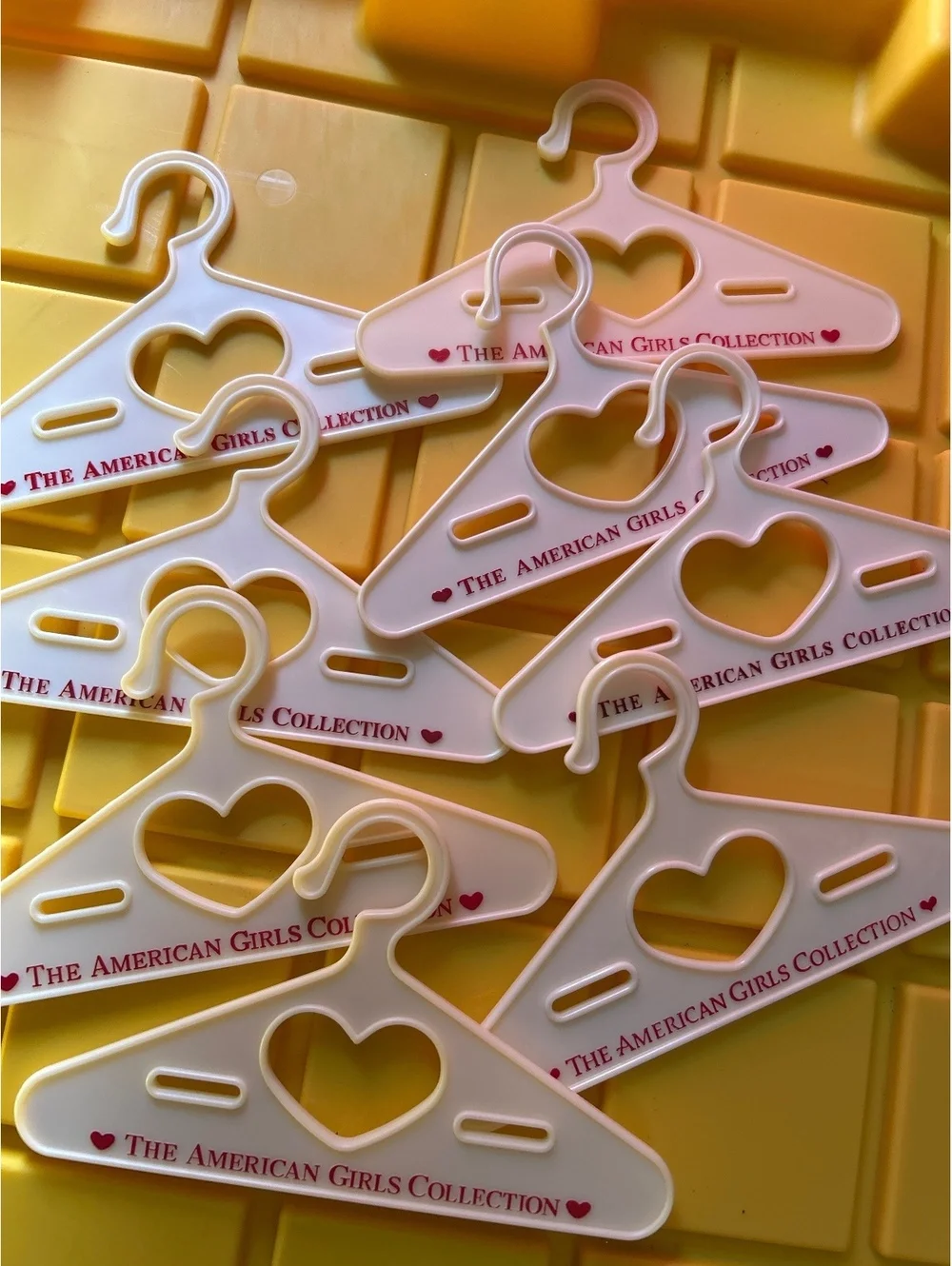The American Girls Collection Plastic Doll Clothes Hangers - Set of 8